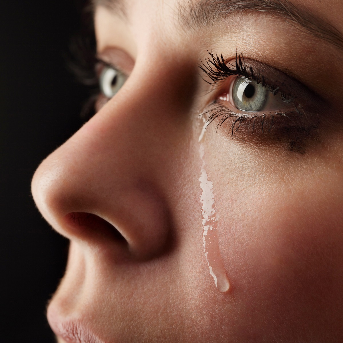 woman crying